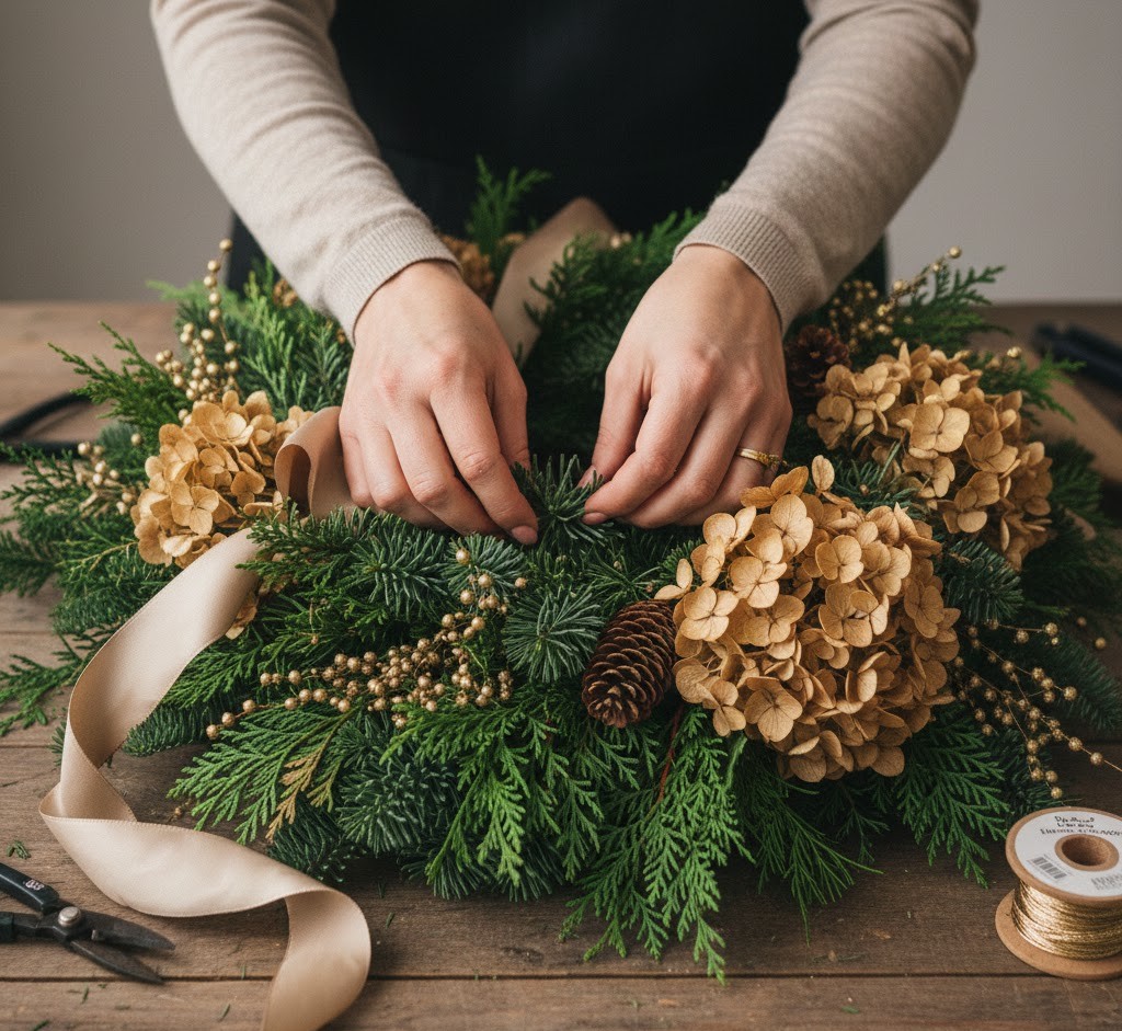 Custom seasonal arrangements